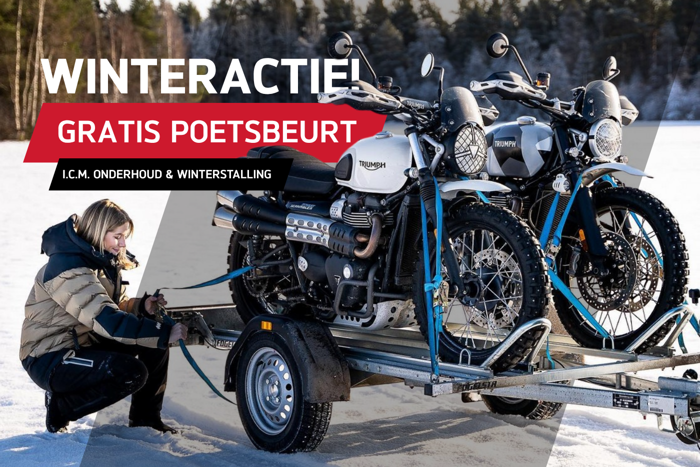 Jouw Triumph klaar voor de winter
