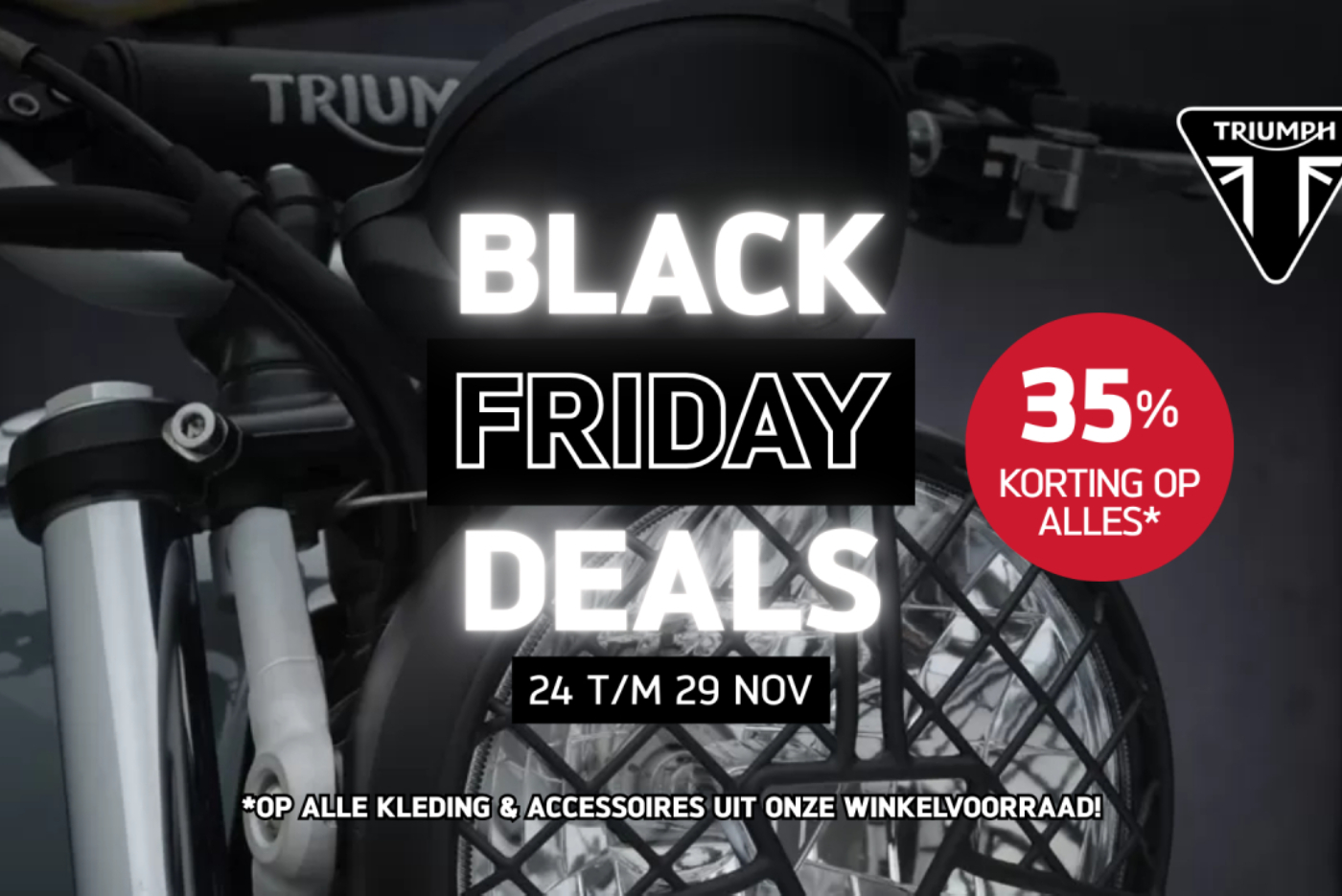 Triumph Black Friday Deals: 35% Korting
